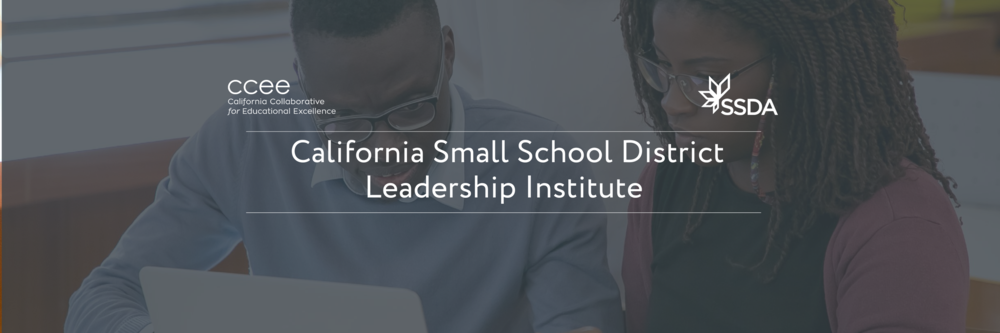 CA Small School District Leadership Institute 