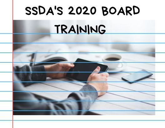 Sign up now for SSDA's 2020 Board Training! 