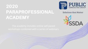 2020 Summer Paraprofessional Academy | SSDA & PCG