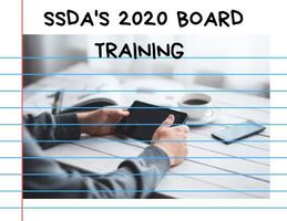 Sign up now for SSDA's 2020 Board Training!